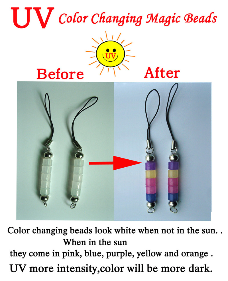 UV Color Changing Magic Cellphone Straps