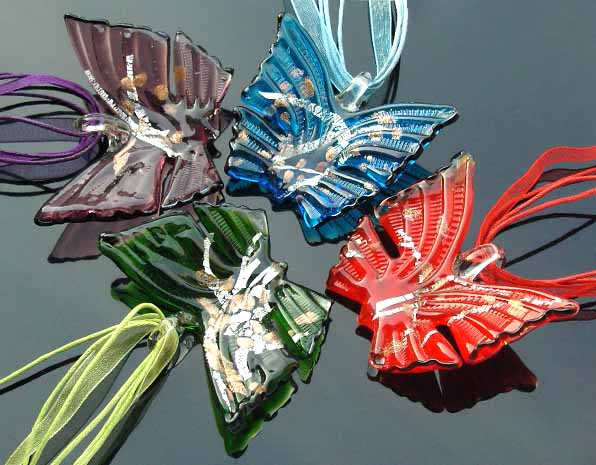 Murano Glass Pendants(Sold in 12 pcs per tray assorted colors)