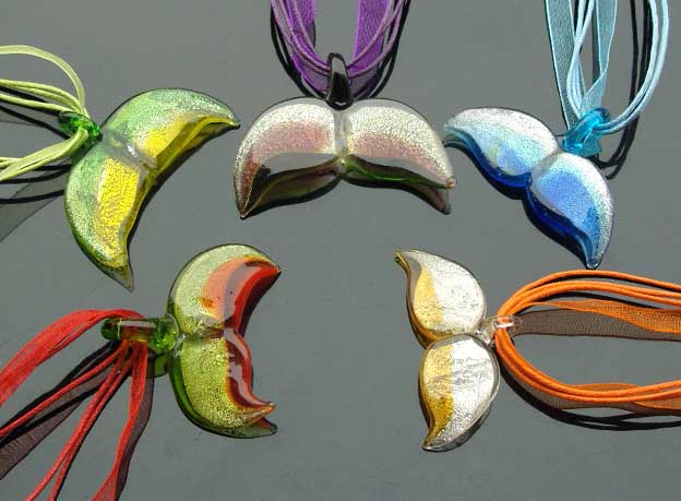 Murano Glass Pendants(Sold in 12 pcs per tray assorted colors)