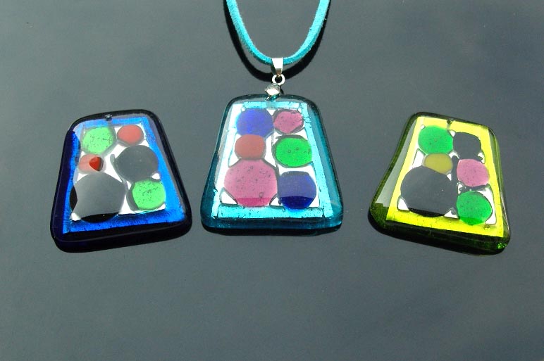 Murano Glass Pendants(Sold in 12 pcs per tray assorted colors)