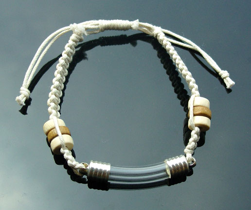Wood Beads(Premade Woven Cotton Bracelets)