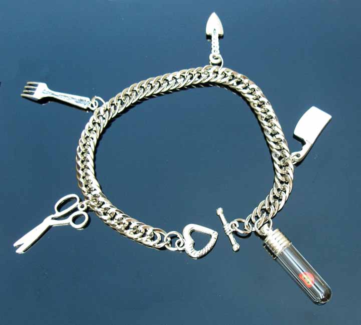 Trinkettes Charms Chain Bracelet with 6MM Glass Vial