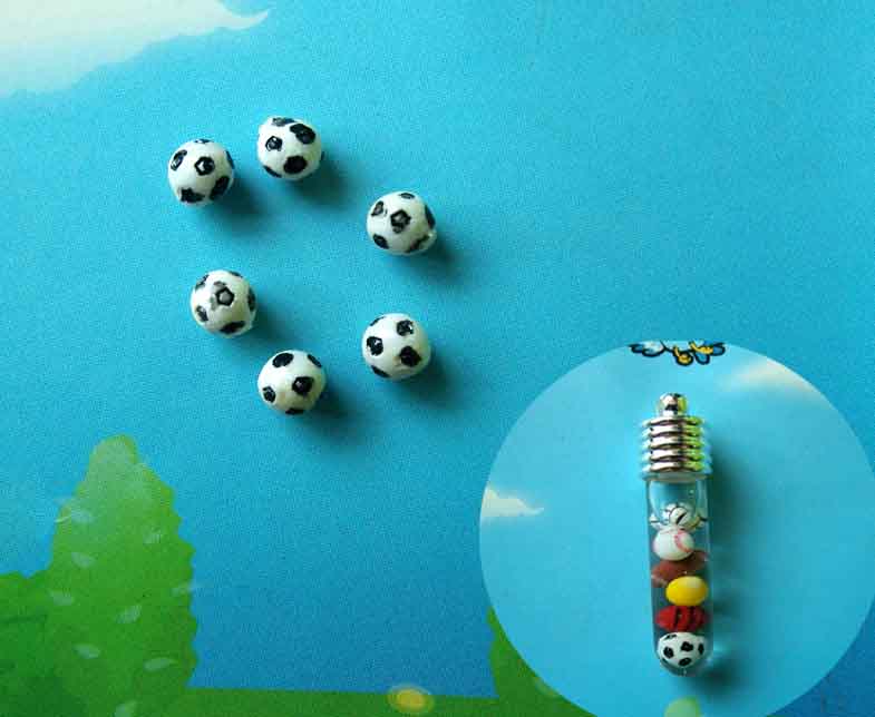 Hand-Painted Soccer(sold in per package of 25 pcs)