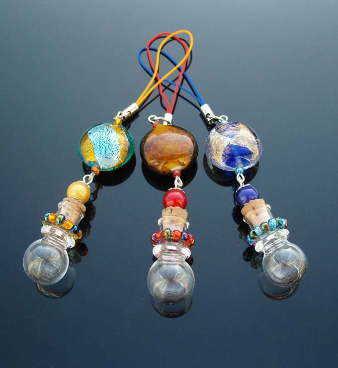 8MM Crystal Ball Cellphone Straps