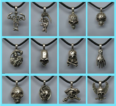 The Skull Pewter Kit(sold in per package of 12 pcs)