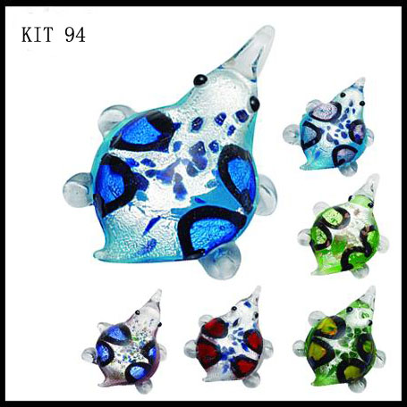 Murano Sea Turtle (Sold in 12 pcs per package, assorted colors)