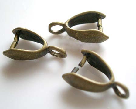 6x4.5MM Bronze Pendant Clasps(sold in per package of 150pcs)