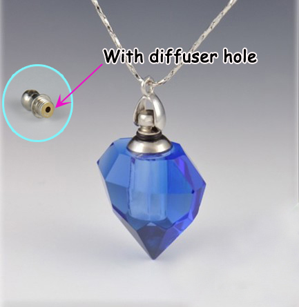Big Hole Diamond Heart Blue(With Diffuser Hole)