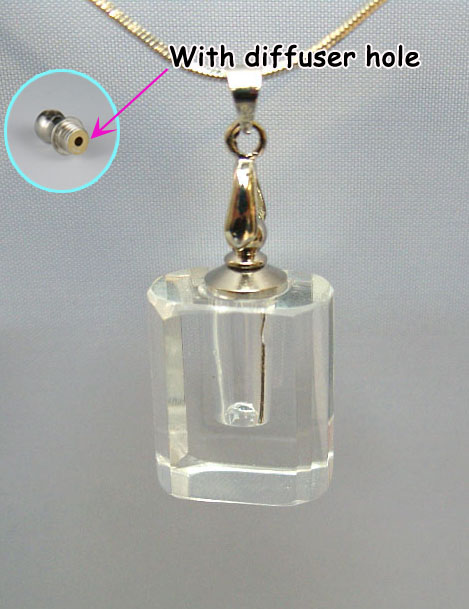 Big Hole Rectangular Cylinder Clear(With Diffuser Hole)