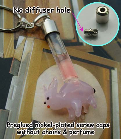 6MM  Rabbit(Preglued Nickel-plated screw caps,No Diffuser Hole)