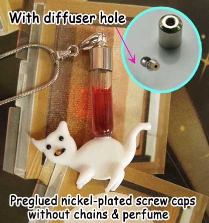 6MM  Cat (Preglued Nickel-plated screw capsWith Diffuser Hole)