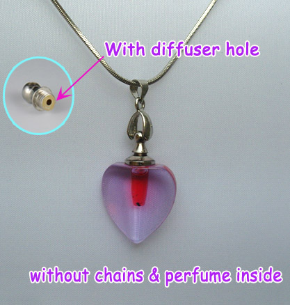 Flat Heart Purple (With Diffuser Hole)