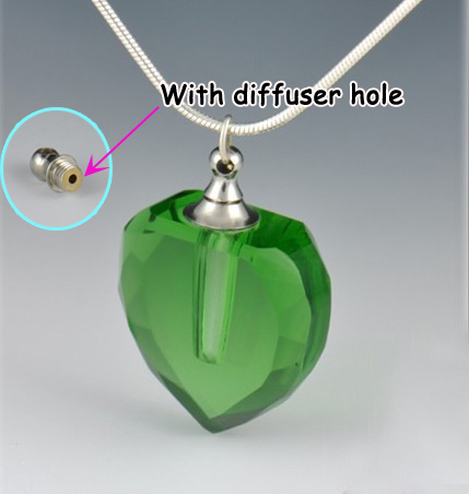 Big Hole Flat Heart Green(With Diffuser Hole)