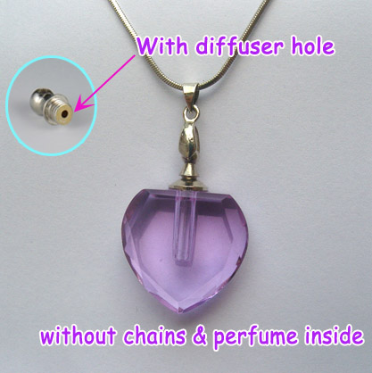 Big Hole Flat Heart Purple(With Diffuser Hole)