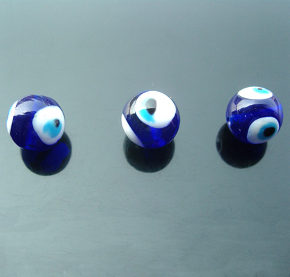 Lucky Eye Beads Small Oblate