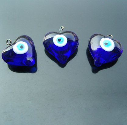 Lucky Eye Beads Heart With Ring