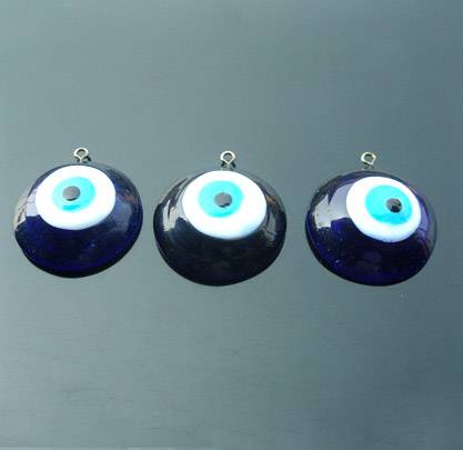 Lucky Eye Beads Round With Ring