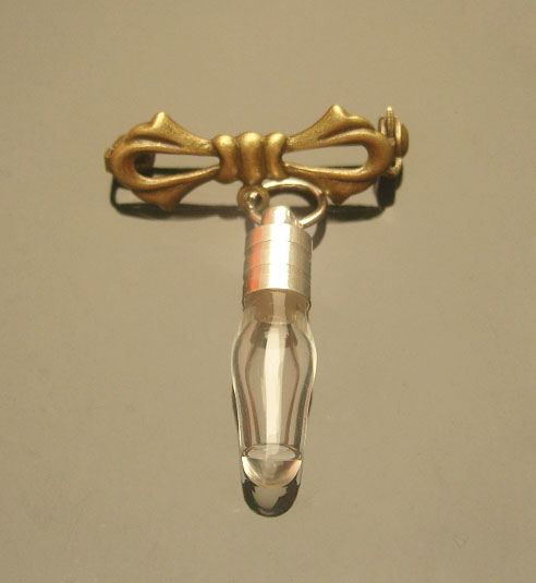 Bowknot Brooches with 5MM Glass vials