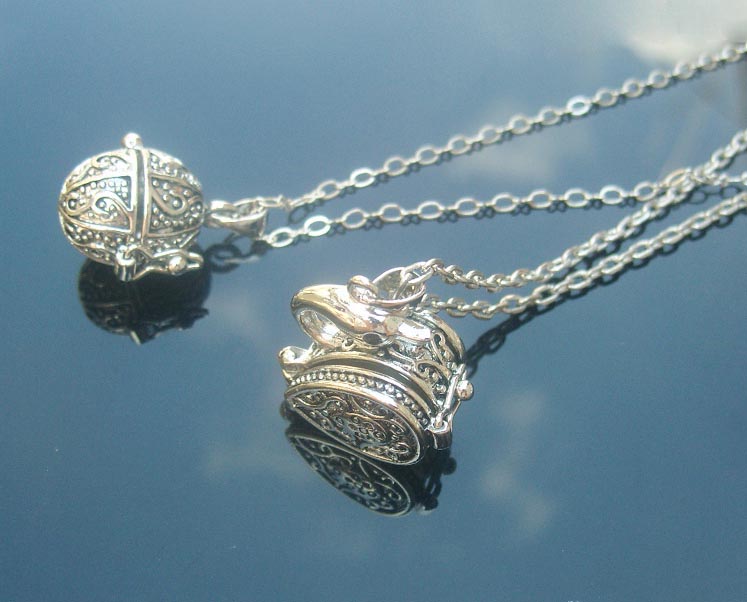 Stainless Steel Perfume Necklace(Sold in per pairs)