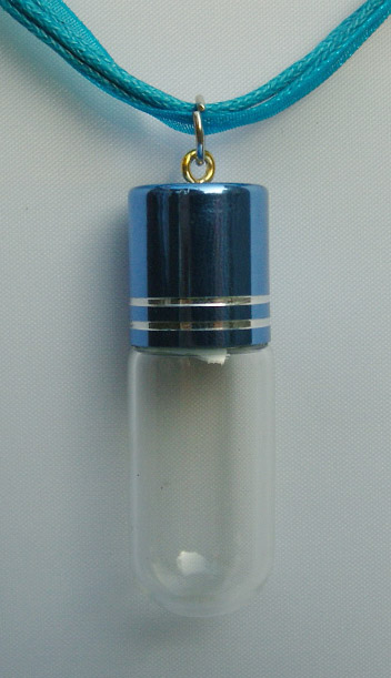 Perfume Necklace Dark Blue(15x45MM,4ML)