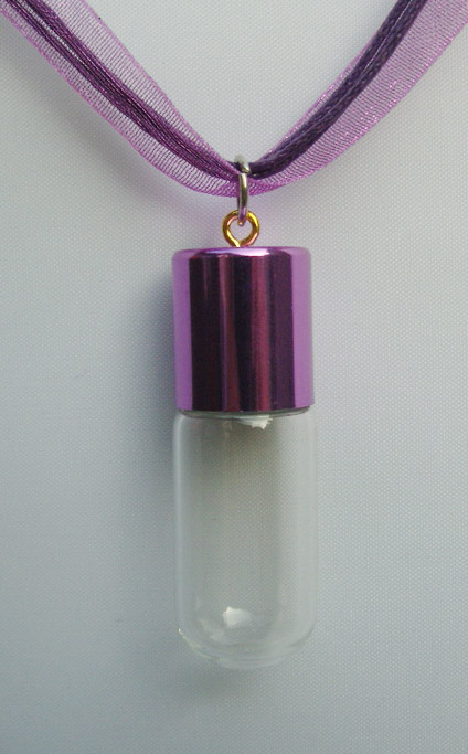 Perfume Necklace Purple(39x15MM,2.5ML)