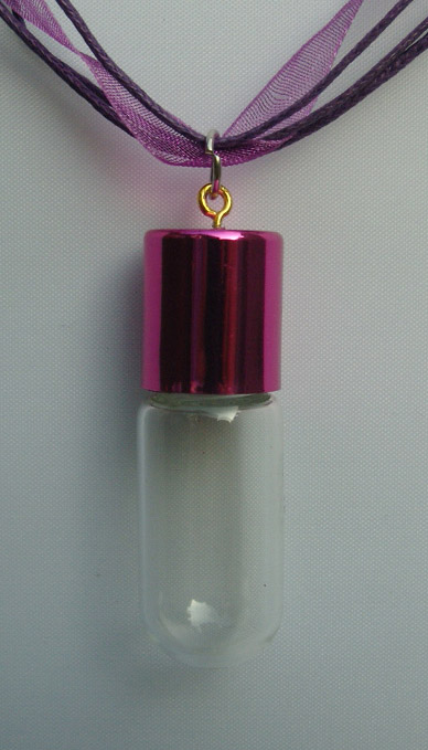 Perfume Necklace Peach Red (39x15MM,2.5ML)