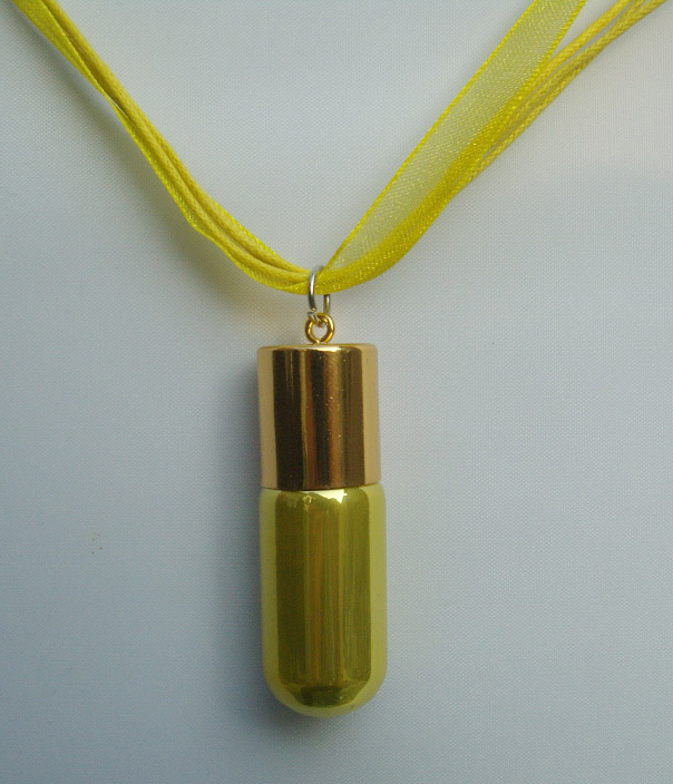 Perfume Necklace Gold (15x45MM,4ML)