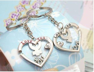 AollyLovers Keychain Charms Love You (Sold in per package of 50pairs)
