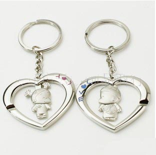 Aolly Lovers Keychain Charms Pobaby (Sold in per package of 50 pairs)