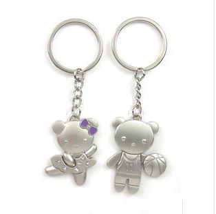 Aolly Lovers Keychain Charms Basketball Bear (Sold in per package of 50pairs)