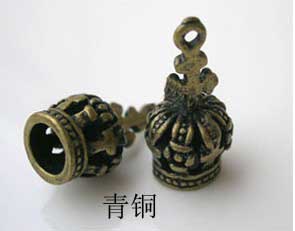 18x9MM Bronze Crown Trinket Ornament charms (sold in per package of 100pcs)