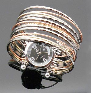 Wrist Bangle Watches(sold in per package of 10pcs,assorted)