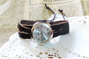 Leather Bracelet Watches(sold in per package of 10pcs)