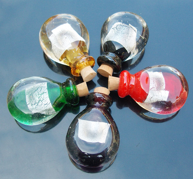 Murano Glass Essential Oil Vials (25MMx33MM)