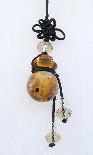 Murano Glass Perfume Cellphone Strap Champagne