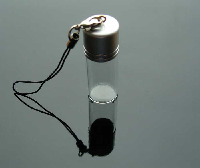 Aroma Cellphone Charms Silver(35.3MMX14.5MM,3.5ML)