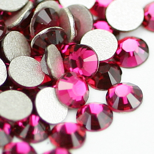 2MM Peach Pink Flat Bottom Crystal Trade Diamond (Sold in per package of 1000pcs)