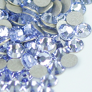 2.5MM Light Blue Flat Bottom Crystal Trade Diamond (Sold in per package of 1500pcs)