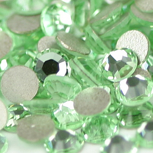 2MM Light Green Flat Bottom Crystal Trade Diamond (Sold in per package of 1500pcs)