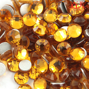 2MM Yellow Flat Bottom Crystal Trade Diamond (Sold in per package of 1300pcs)