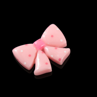 15x20MM Pink Resin Bowknot (Sold in per package of 60pcs)