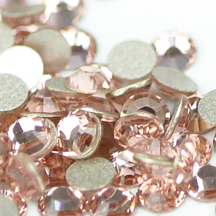 2.5MM Champagne Flat Bottom Crystal Trade Diamond (Sold in per package of 1000pcs)