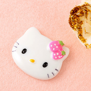 22x25MM Resin Hello Kitty (Sold in per package of 60pcs)