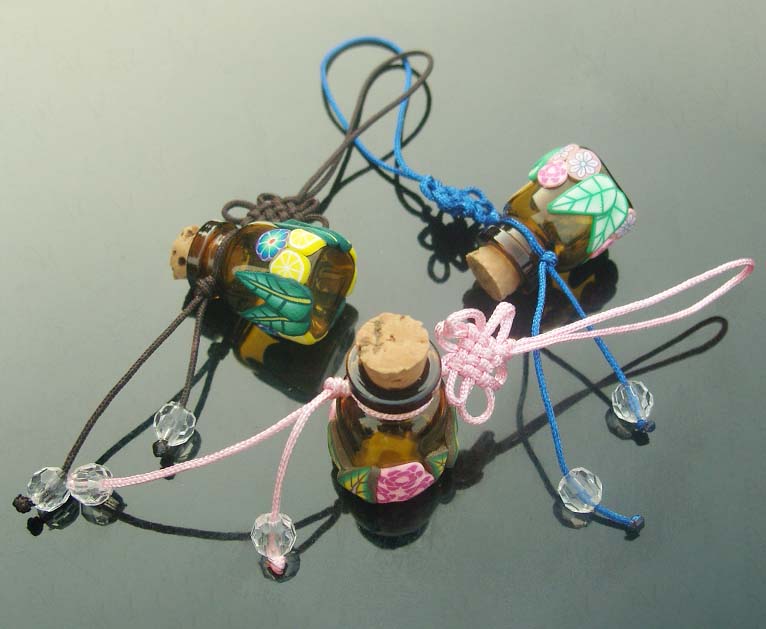 Perfume Vial Cellphone Charms(Assorted Designs)