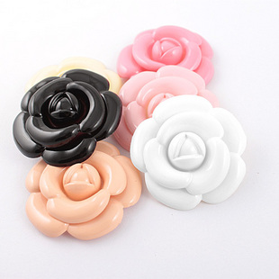 46x46MM Camellia (Sold in per package of 50pcs,assorted colors)