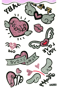 Tattoo Sticker Angel's Wing (Sold in per package of 30pcs)