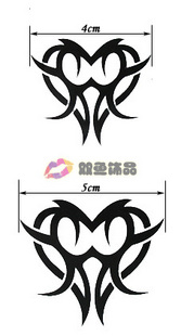 Tattoo Sticker Heart (Sold in per package of 50pcs)