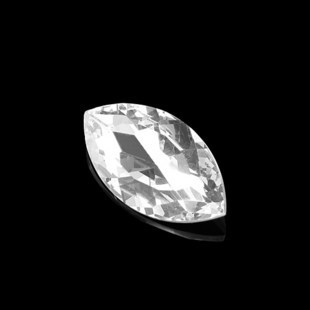 15X7MM White Horse Eye Shape Diamond(Sold in per package of 30pcs)