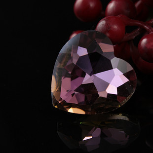 Pink Heart Shape Diamond(Sold in per package of 10pcs)