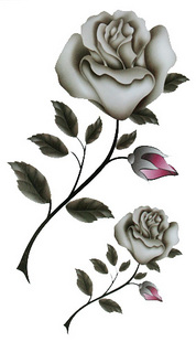 Tattoo Sticker Rose (Sold in per package of 40pcs)